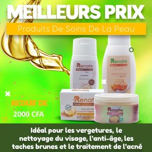Pack Peau Éclatante Naturelle – Élimine Rapidement l’acné ou les Vergetures