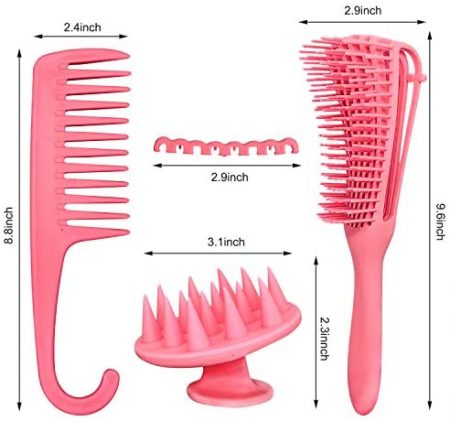 Hair Wash Comb Set