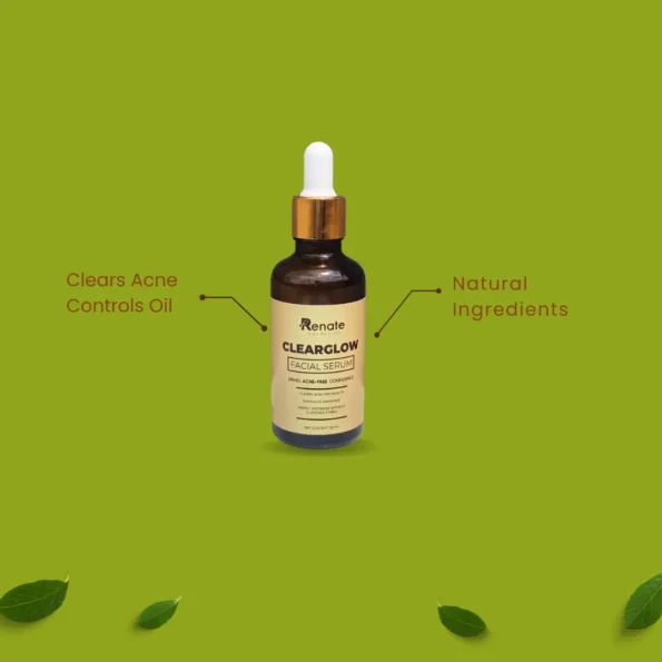 Glear Glow Salicylic Acid Facial Serum For Acne Pimple Treatment & Oil Control