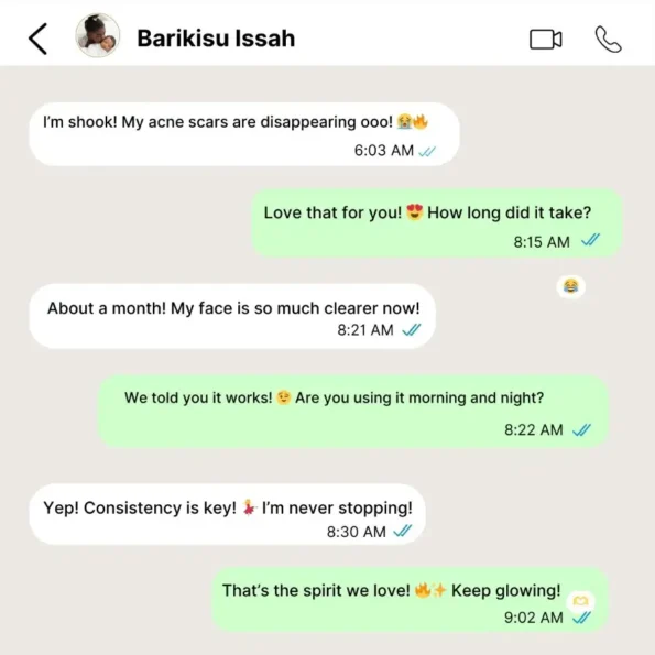 Scarvanish Reviews - Barikisu Issah