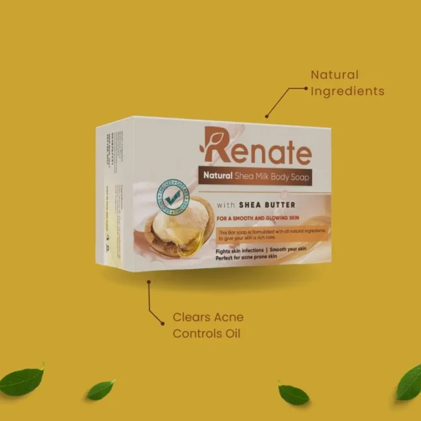 Renate Shea Milk Soap bar for pimples and stretch marks
