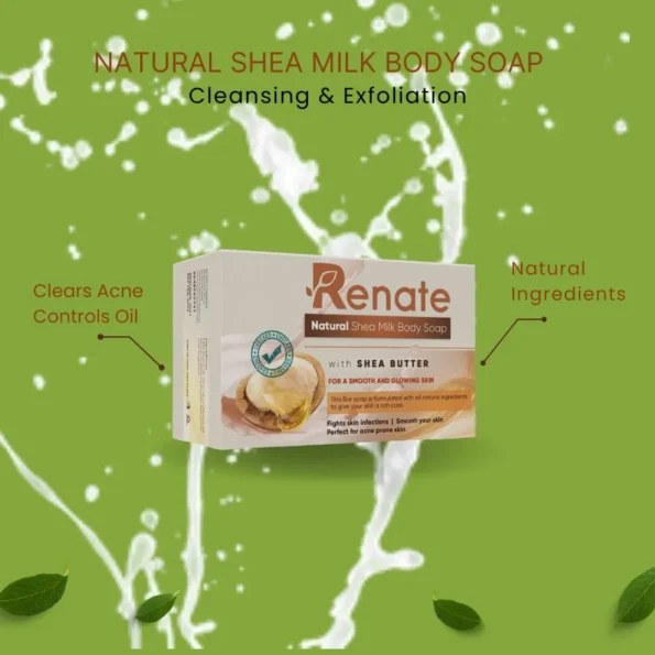 Lathering Renate Shea Soap for face and body