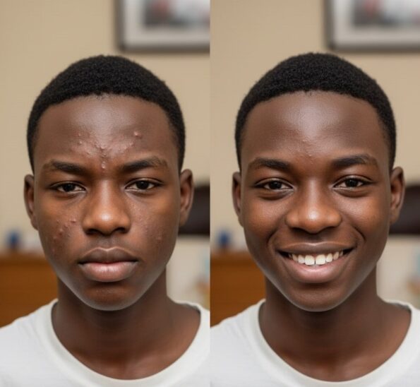 Pimple Treatment before and after