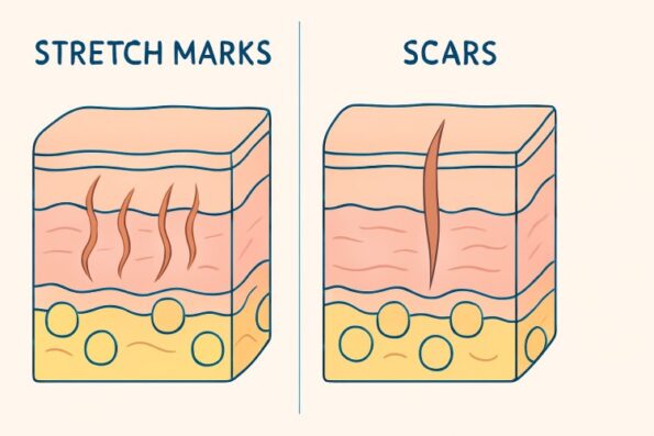 Stretch Marks vs Scars