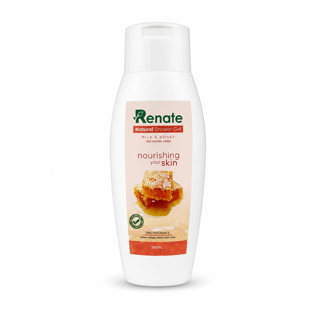 Renate Natural Shower Gel with Goat Milk & Honey